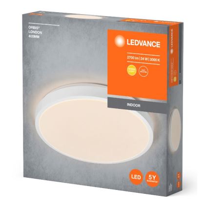 Ledvance - LED lubinis šviestuvas ORBIS LONDON LED/24W/230V balta