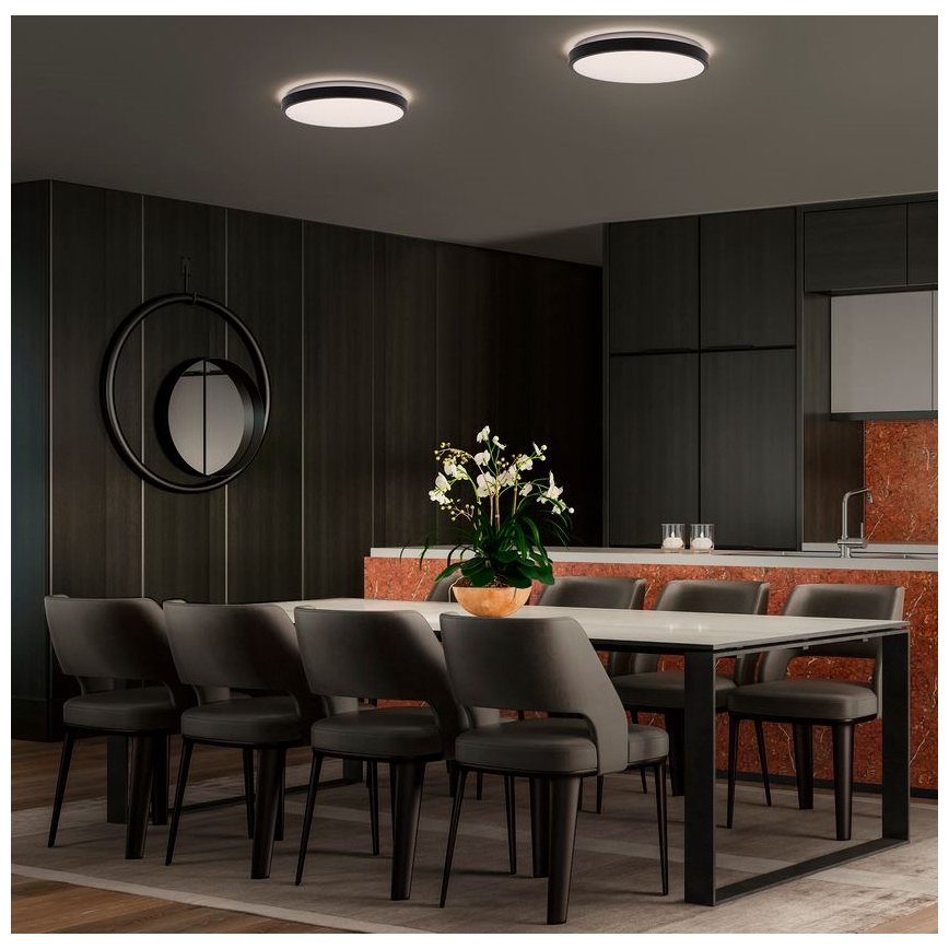 Ledvance - LED lubinis šviestuvas ORBIS LONDON LED/36W/230V juoda