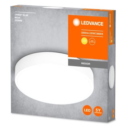 Ledvance - LED lubinis šviestuvas ORBIS SLIM LED/20W/230V balta