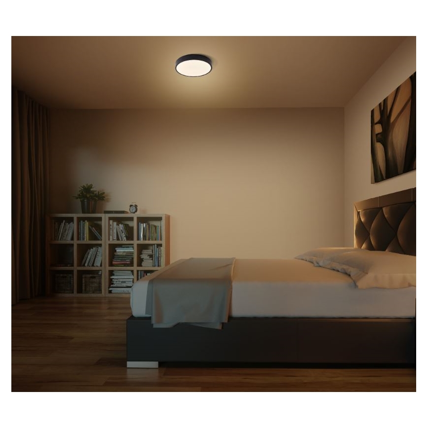 Ledvance - LED lubinis šviestuvas ORBIS SLIM LED/20W/230V juoda