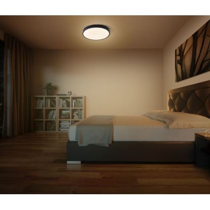 Ledvance - LED lubinis šviestuvas ORBIS SLIM LED/36W/230V juoda