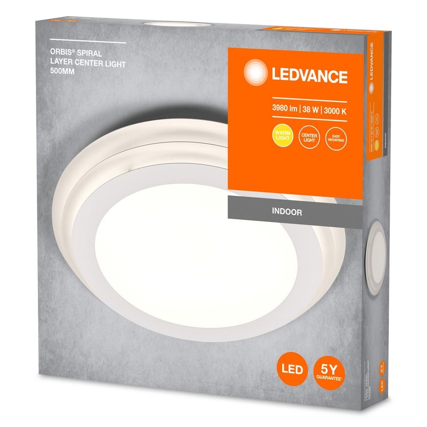 Ledvance - LED lubinis šviestuvas ORBIS SPIRAL LED/38W/230V