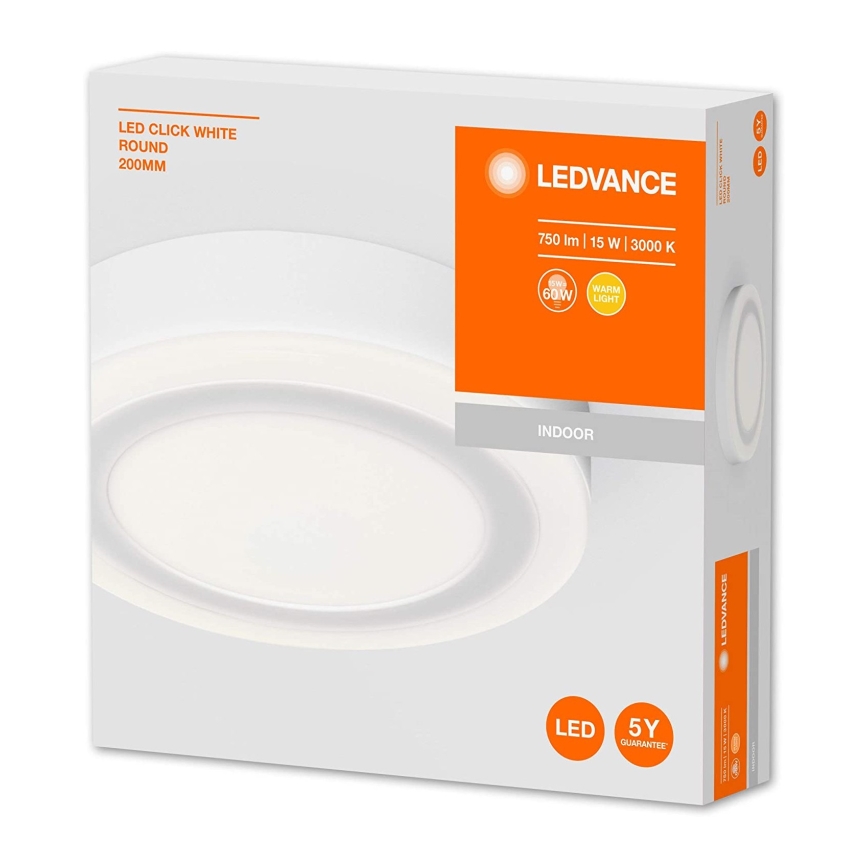 Ledvance - LED Lubinis šviestuvas ROUND LED/15W/230V d. 20 cm