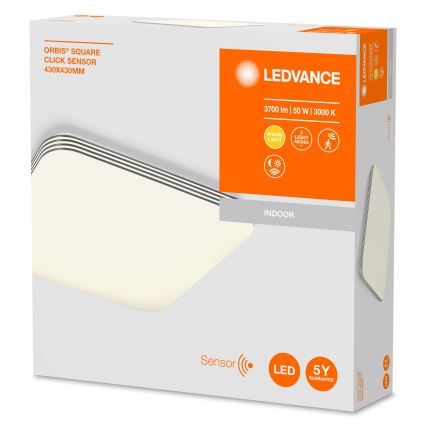 Ledvance - LED lubinis šviestuvas su jutikliu ORBIS LED/50W/230V 3000K