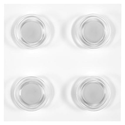 Ledvance - LED lubinis vonios šviestuvas ORBIS FLAME 4xLED/5,5W/230V 3000/4000K IP44 balta