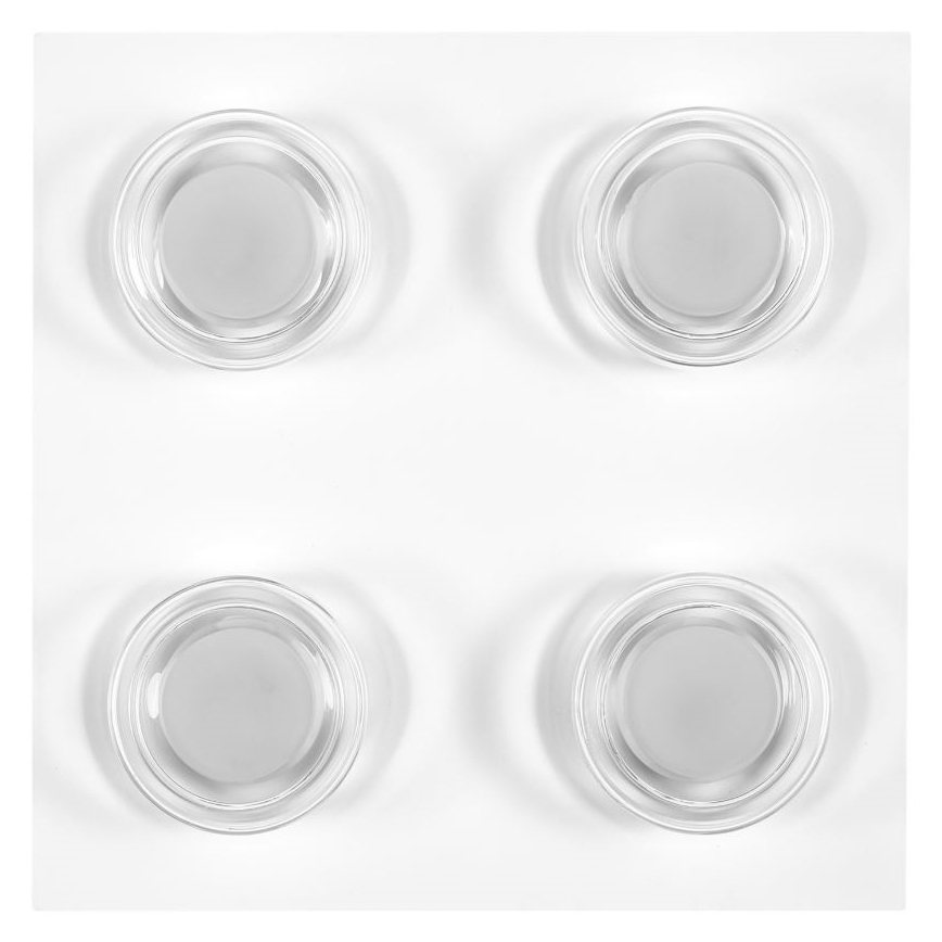 Ledvance - LED lubinis vonios šviestuvas ORBIS FLAME 4xLED/5,5W/230V 3000/4000K IP44 balta