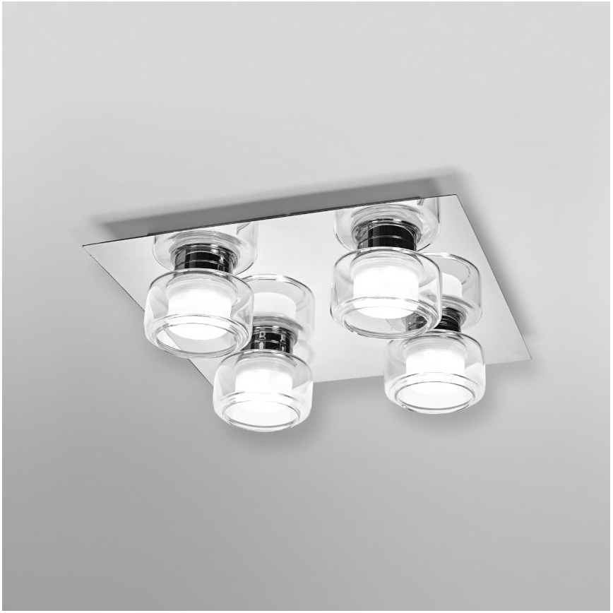 Ledvance - LED lubinis vonios šviestuvas ORBIS FLAME 4xLED/5,5W/230V 3000/4000K IP44 chromas