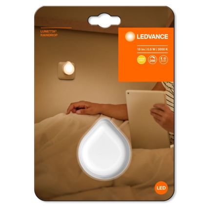 Ledvance - LED naktinė lemputė su šviesos jutikliuLUNETTA LED/0,5W/230V