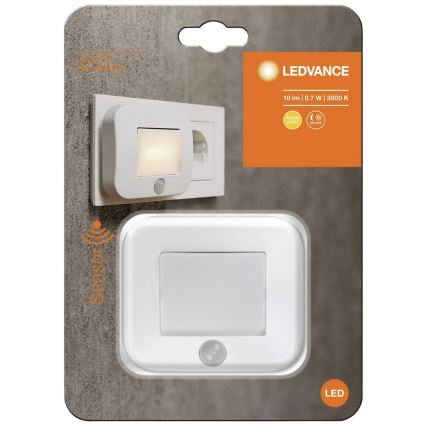 Ledvance - LED naktinis šviesos diodas su jutikliu LUNETTA LED/0,7W/230V 3000K