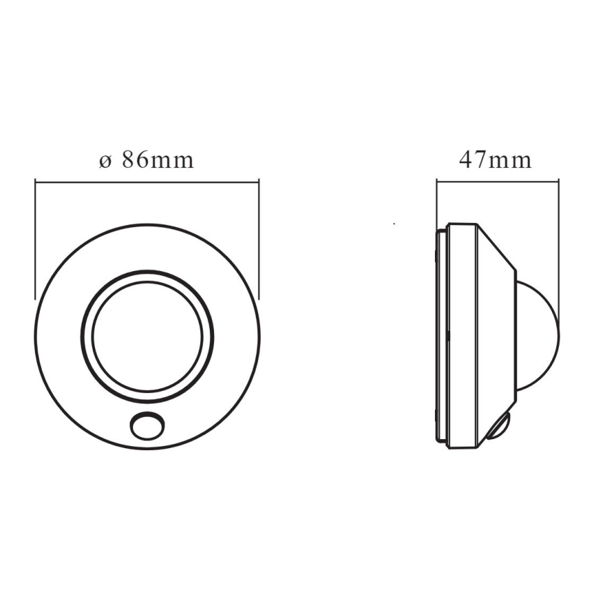 Ledvance - LED naktinis šviestuvas su jutikliu NIGHTLUX LED/1,7W/3xAA 4000K