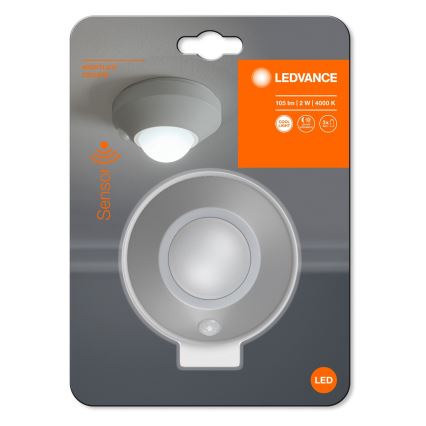 Ledvance - LED naktinis šviestuvas su jutikliu NIGHTLUX LED/1,7W/3xAAA 4000K