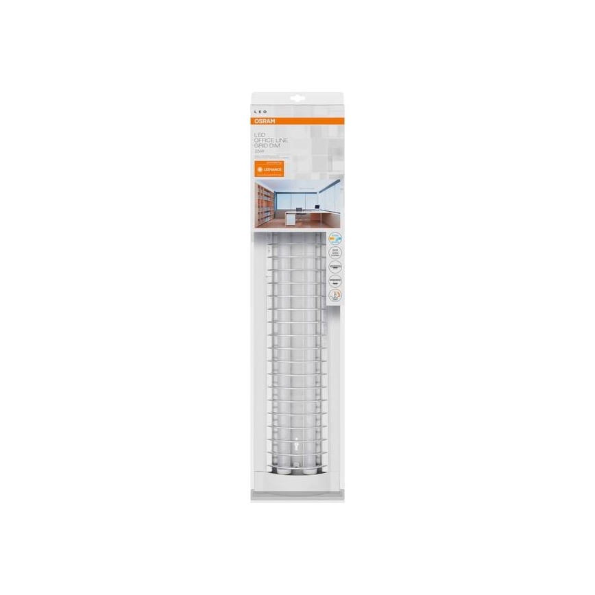 Ledvance - LED Pakabinamas reguliuojamas šviestuvas OFFICE LINE 2xLED/12,5W/230V