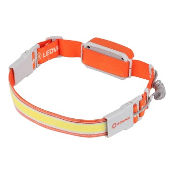 Ledvance - LED pakraunamas žibintuvėlis ant galvos FLASHLIGHT LED/3W/5V 1000mAh