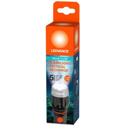 Ledvance - LED pakraunamas žibintuvėlis FLASHLIGHT LED/3,2W/5V 1500mAh