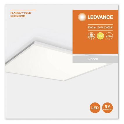 Ledvance - LED panelė PLANON PLUS LED/36W/230/12V 600x600