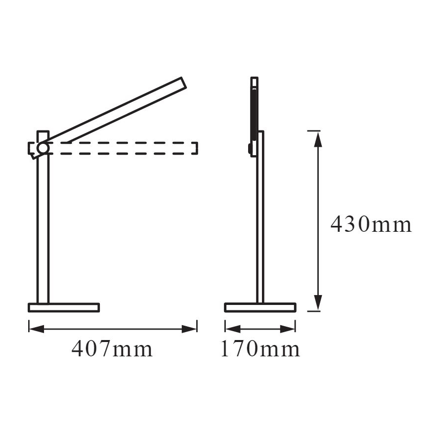 Ledvance - LED Pritemdoma stalinė lempa PANAN LED / 7W / 230V