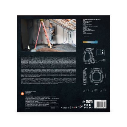 Ledvance - LED Pritemdomas darbinis šviestuvas su 2 lizdais WORKLIGHT VALUE LED/60W/230V IP54