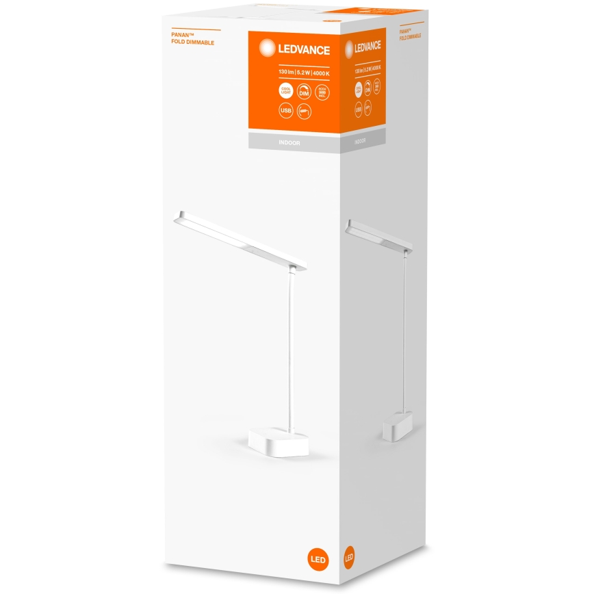 Ledvance - LED pritemdomas, liečiamas stalinis šviestuvas PANAN LED/5,2W/5V 1200mAh