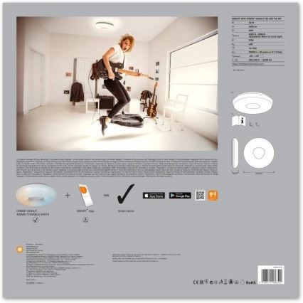 Ledvance - LED Pritemdomas lubų šviestuvas  SMART+ DONUT LED/24W/230V Wi-Fi
