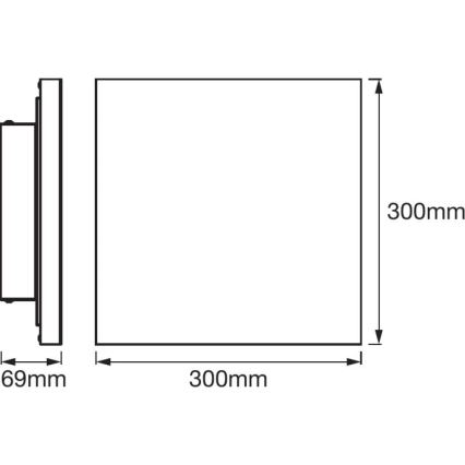 Ledvance - LED Pritemdomas lubų šviestuvas SMART + FRAMELESS LED / 20W / 230V Wi-Fi