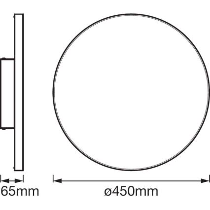 Ledvance - LED Pritemdomas lubų šviestuvas SMART + FRAMELESS LED / 28W / 230V