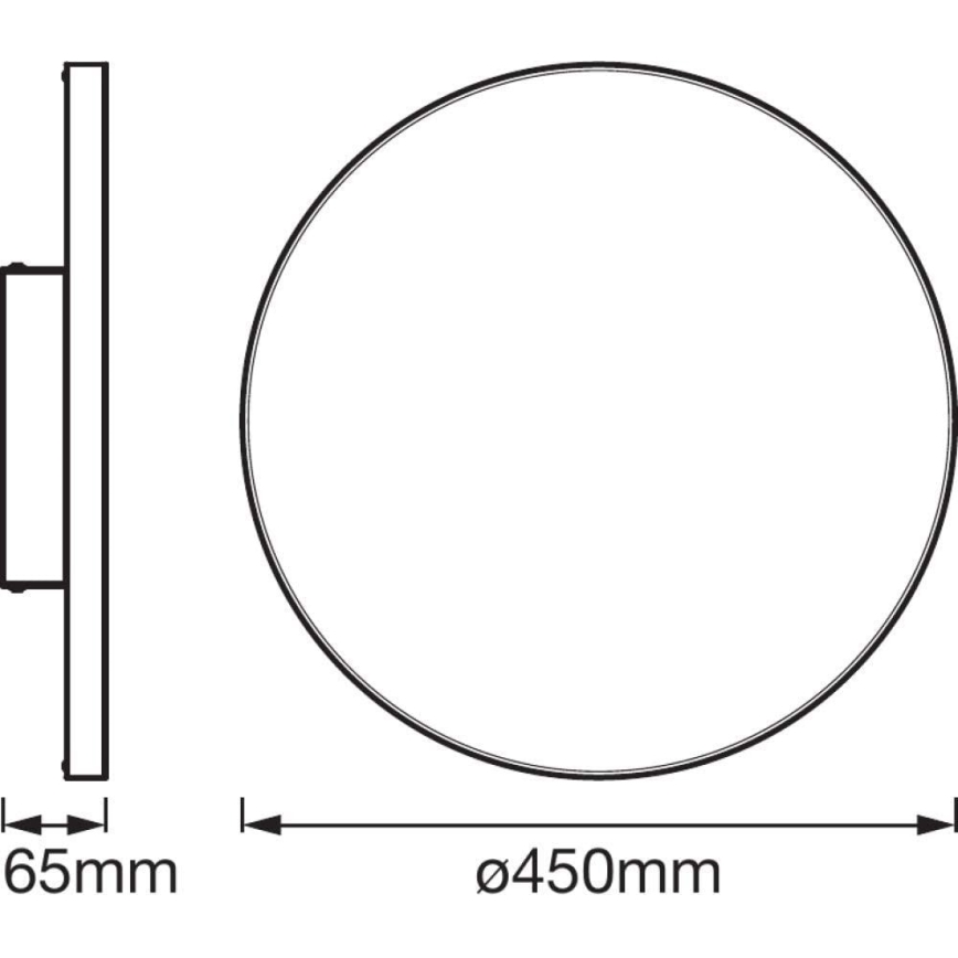 Ledvance - LED Pritemdomas lubų šviestuvas SMART + FRAMELESS LED / 28W / 230V