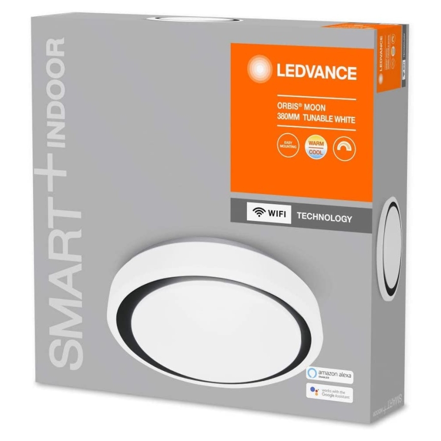 Ledvance - LED Pritemdomas lubų šviestuvas SMART + MOON LED / 24W / 230V wi-fi
