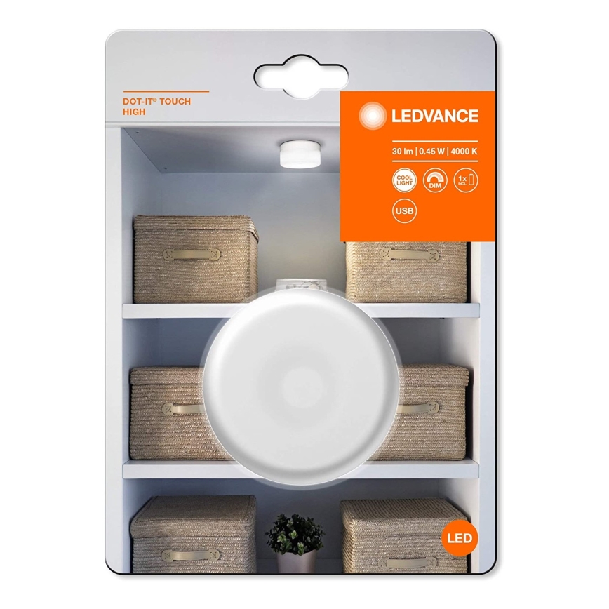 Ledvance - LED Pritemdomas orientacija šviestuvas DOT-IT LED/0,45W/5V 500 mAh