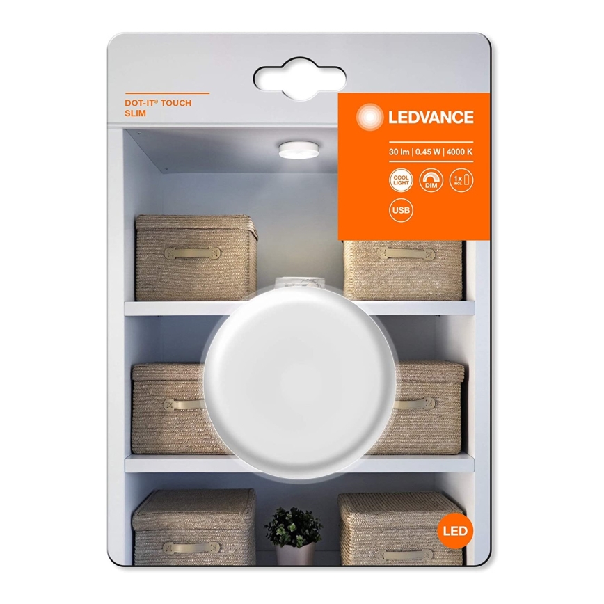 Ledvance - LED Pritemdomas orientacija šviestuvas DOT-IT LED/0,45W/5V 500 mAh