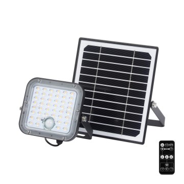 Ledvance - LED Pritemdomas saulės prožektorius su jutikliu FLOOD SPLIT LED/10W/7,4V IP65 + nuotolinio valdymo pultas