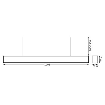 Ledvance - LED Reguliuojamas pakabinamas sietynas SUN@HOME LED/50W/230V 2200-5000K CRI 95 Wi-Fi