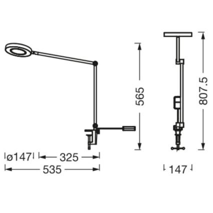 Ledvance - LED Pritemdomas šviestuvas su segtuku SUN@HOME LED/15W/230V 2200-5000K CRI 95 Wi-Fi