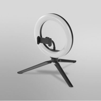 Ledvance - LED pritemdomas stalinis šviestuvas su stovu ir laikiklis video vlogams LED/5,5W/USB 3000/4000/6500K