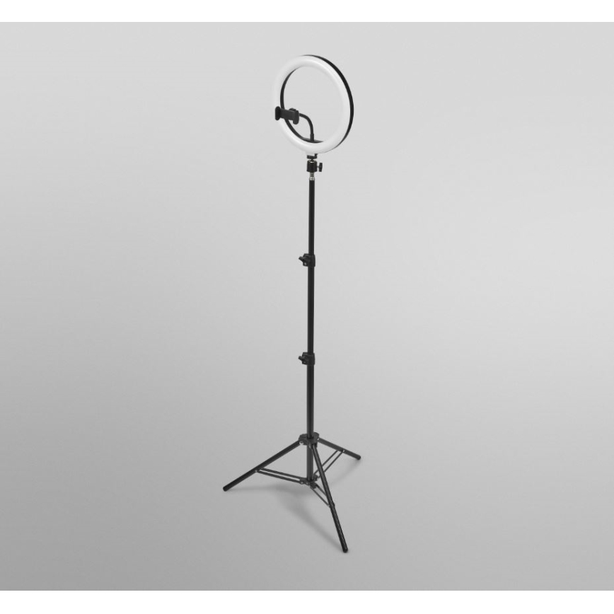 Ledvance - LED pritemdomas toršeras su stovu ir laikiklis video vlogams LED/6W/USB 3000/4000/6500K