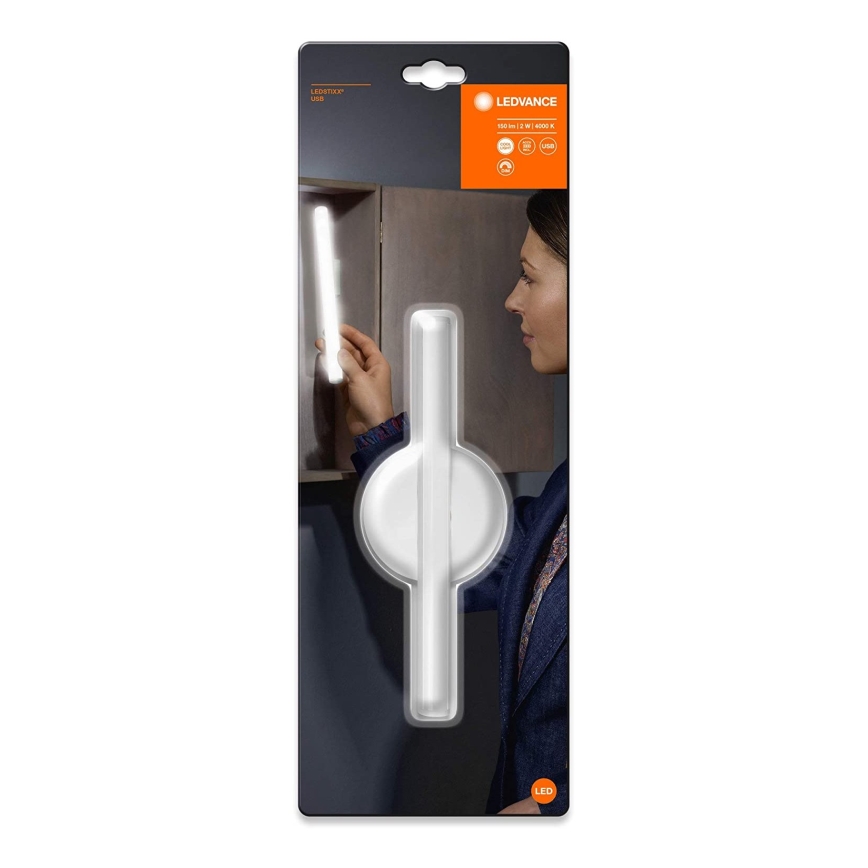 Ledvance - LED Pritemdomas vonios veidrodis LEDSTIXX LED/2W/Li-Ion 800 mAh IP44 CRI 90