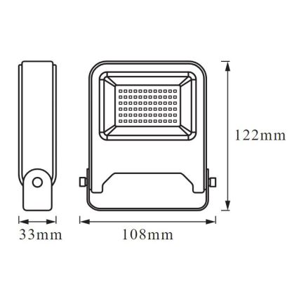 Ledvance - LED prožektorius ENDURA LED/10W/230V IP65