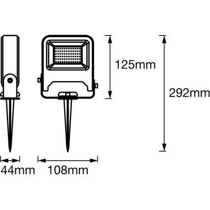 Ledvance - LED prožektorius ENDURA LED/10W/230V IP65