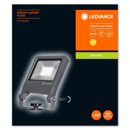 Ledvance - LED prožektorius ENDURA LED/20W/230V IP65