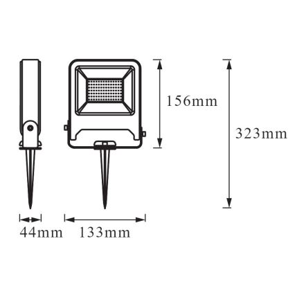 Ledvance - LED prožektorius ENDURA LED/20W/230V IP65