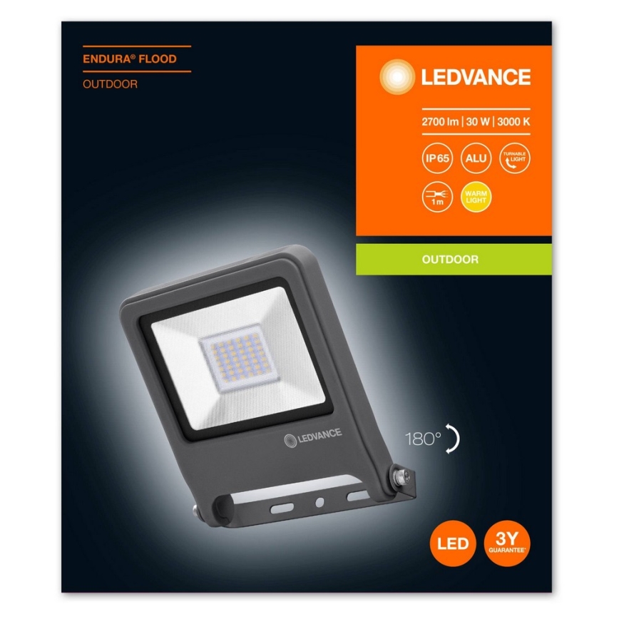 Ledvance - LED prožektorius ENDURA LED/30W/230V IP65