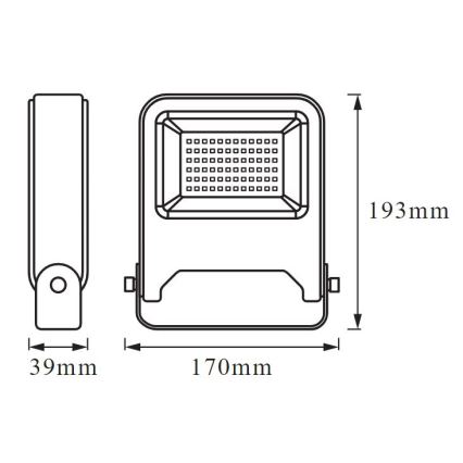 Ledvance - LED prožektorius ENDURA LED/30W/230V IP65