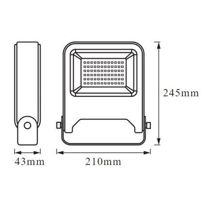 Ledvance - LED prožektorius ENDURA LED/50W/230V IP65