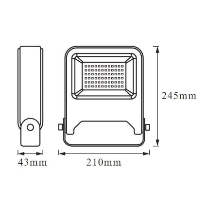 Ledvance - LED prožektorius ENDURA LED/50W/230V IP65