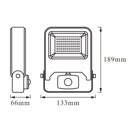 Ledvance - LED prožektorius ENDURA su jutikliu LED/20W/230V IP44