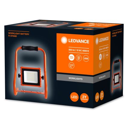 Ledvance - LED prožektorius R-STAND LED/10W/5V 2200 mAh IP44