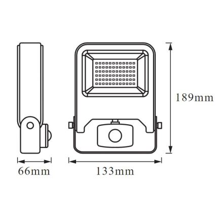 Ledvance - LED prožektorius su jutikliu ENDURA LED/20W/230V IP44