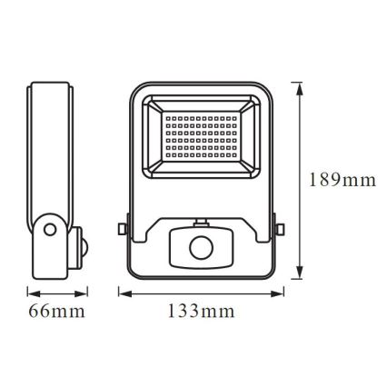 Ledvance - LED prožektorius su jutikliu ENDURA LED/20W/230V IP44