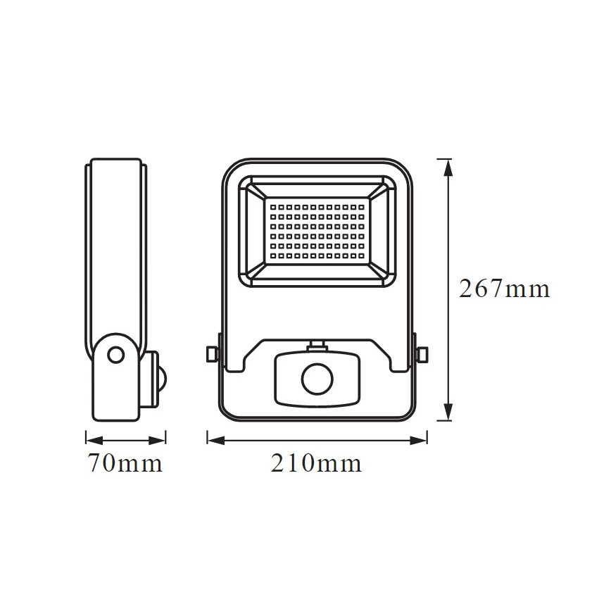 Ledvance - LED prožektorius su jutikliu ENDURA LED/50W/230V IP44