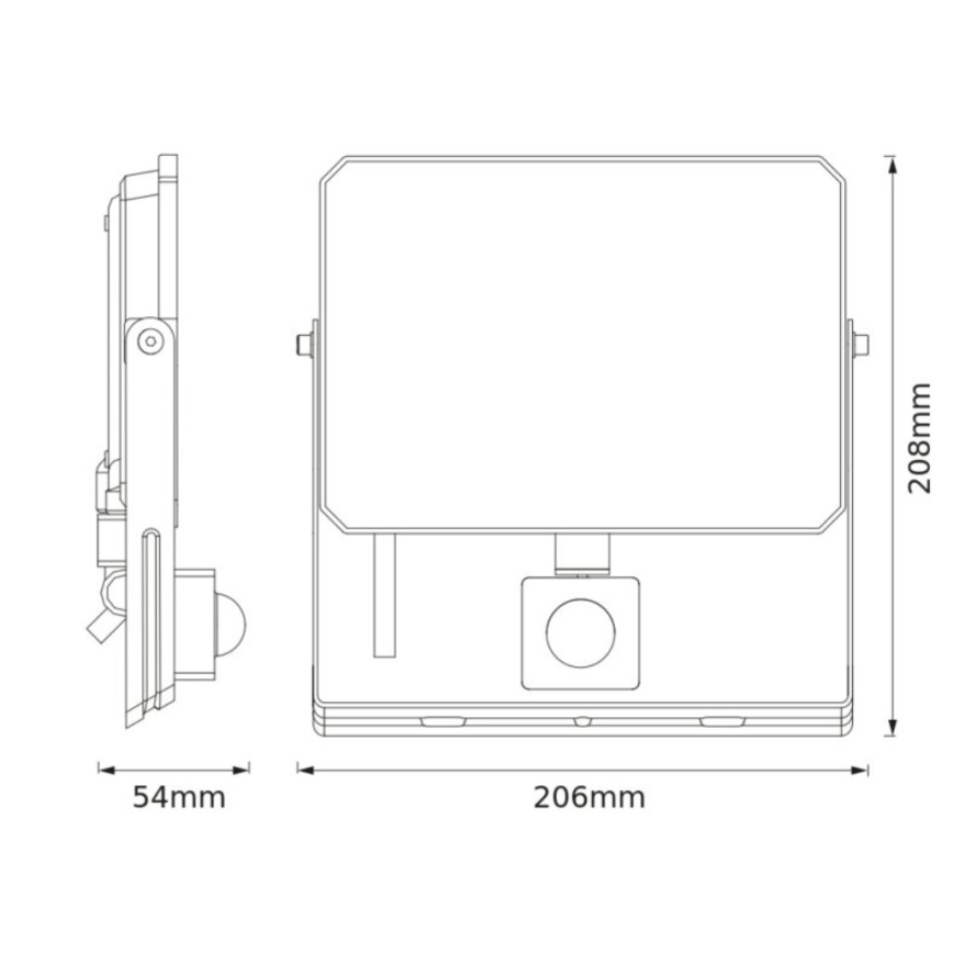 Ledvance - LED prožektorius su judesio ir sutemų jutikliu FLOODLIGHT LED/50W/230V 3000K IP65