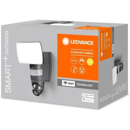 Ledvance - LED prožektorius su jutikliu ir kamera SMART + LED / 24W / 230V IP44
